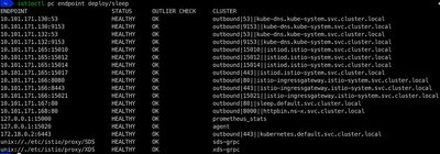 Endpoints for Sleep Deployment