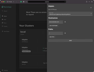 UI for Envoy Gateway