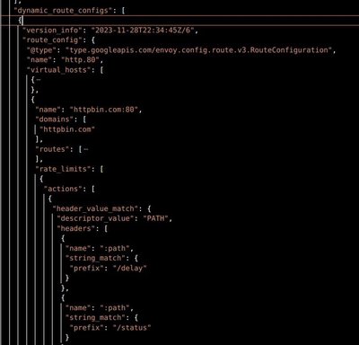 虚拟主机“httpbin.com:80”的路由组件中的速率限制操作