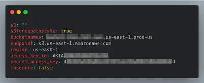 来自 SAP 的 Loki 服务器的配置摘录